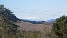 Julie Fowlis's skyline in the Highlands looking towards Ben Wyvis