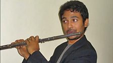 Shirish Malhotra, flautist, sometime of the SOI, now playing Jazz