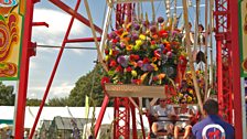 A flowery Ferris wheel