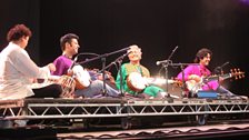 Amjad Ali Khan with Amaan and Ayaan Ali Khan