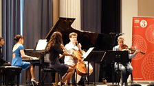 Zhang Zuo, Elena Urioste, Guy Johnson and Lise Berthaud