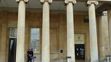 Columns at the Pitville Pump Room