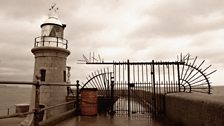 The end of Folkestone Harbour