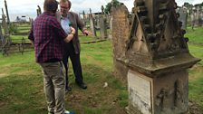 Tom Hartley and Steven Rainey explore Milltown Cemetary