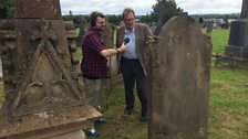 Tom Hartley and Steven Rainey explore Milltown Cemetary