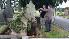 Tom Hartley and Steven Rainey explore Milltown Cemetary