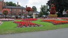 From a bench in Cae Glas Park, Oswestry