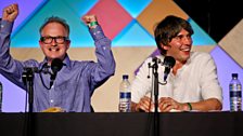 Robin Ince and Brian Cox