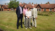 Felicity, Peter and Duncan, and Bob Booth