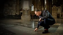 Scottish Novelist Andrew O’Hagan visits the WWI Poets' memorial at Westminster Abbey