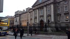 Front gates of Trinity College Dublin