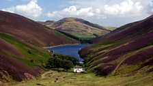 Loganlea Reservoir and Castlelaw Hill