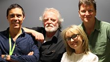 Studio Break with (left to right) Andonis James Anthony, Seamus O'Neill, Fiona Clarke and Jonathan Keeble