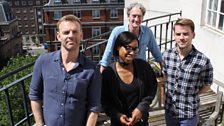 Richard Laing, Pippa Bennett-Warner, Guy Paul and Pj Brennan