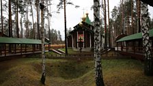 Chapel on Romanov's grave