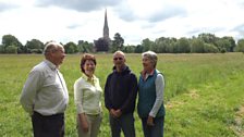 Helen meets Jan Fitzjohn, Tim Tatton-Brown, and grazier Rob Hawke