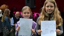 Family Fun in the Pink Tent