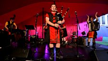 Evening Entertainment in the Pink Tent