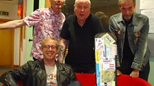 Roger Davies with David, Lee and Mark Durberville at ˿ Leeds