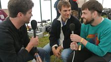 Tom interviewing Fránçois and the Atlas Mountains