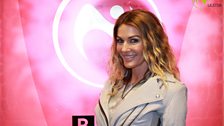 Singer Kirsty Bertarelli in our ý Radio Ulster studios