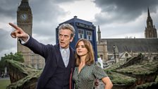 The TARDIS, dinosaur bones and the return of the Doctor and Clara!