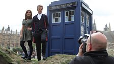 The TARDIS, dinosaur bones and the return of the Doctor and Clara!