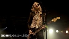 Brody Dalle on the Lock Up Stage at Reading 2014