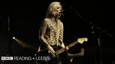 Brody Dalle on the Lock Up Stage at Reading 2014