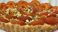 Martha's Pistachio, Apricot & Honey Custard Tart