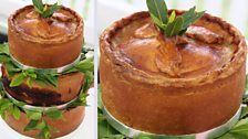 Kate's Rhubarb, Prune & Apple Pork Pies