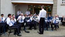 Glenkeen Fife and Drum entertain the crowd at Aghadowey