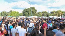 Main Stage Crowd at London Mela 2014