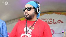 DJ Surinder Rattan on the Main Stage