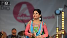 Miss Pooja on the main stage at London Mela