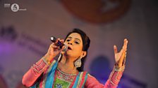 Miss Pooja on the main stage at London Mela