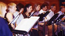 ý Singers rehearsing for thei 70th birthday concert; 13 Sep 1994