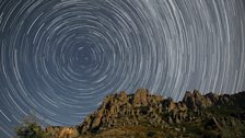 Star Trail over Crimea