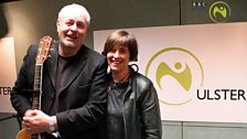 Eleanor McEvoy in the Radio Ulster studios