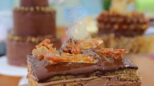 Nancy's Chocolate & Caramel Dobos Torte