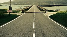 The causeway which links Eriskay to South Uist