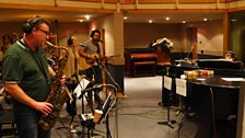 Rehearsing the Live Track at Maida Vale