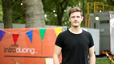 Sam Brookes backstage at Radio 2 Live in Hyde Park