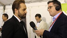 John Toal with headliner Alfie Boe