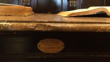 Voltaire's desk at Café Procope