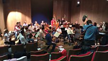 Emmanuelle Haïm rehearsing le Concert d’Astrée in Rameau's 'Castor et Pollux'