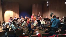 Emmanuelle Haïm rehearsing le Concert d’Astrée in Rameau's 'Castor et Pollux'