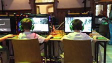 Can't talk, building: the Minecraft Tournament in the Guildhall