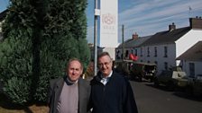 Rev John Nelson and Liam in Ballycarry