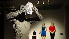 From 'The Art of the Brick' exhibition, Old Truman Brewery